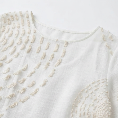 Robe décontractée brodée pour femme