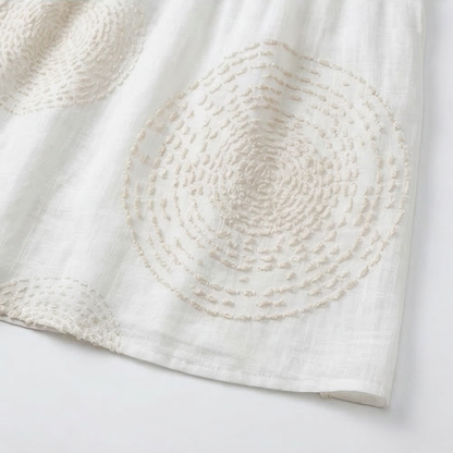 Robe décontractée brodée pour femme