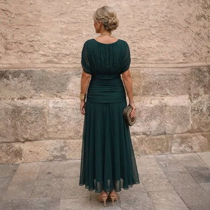 Mikaela | Robe Maxi à Bretelles Dévoilées