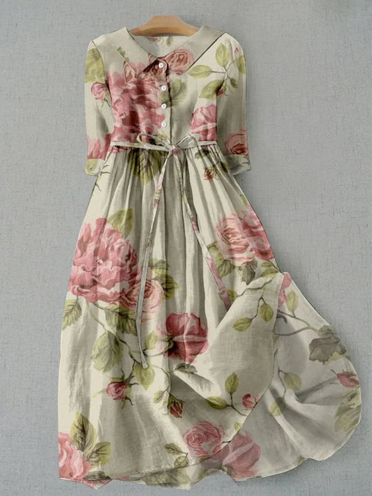 Marielle – Robe fleurie vintage