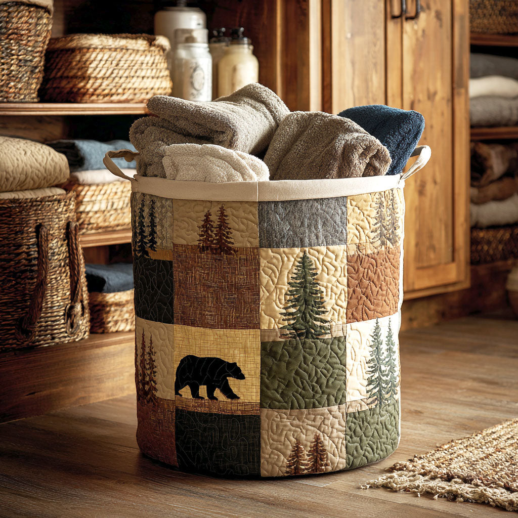 EVIE | Panier à Linge en Bois Élégant