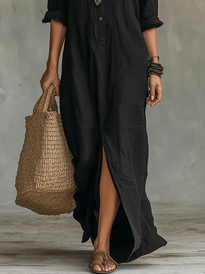 Camille – Robe maxi fluide signature