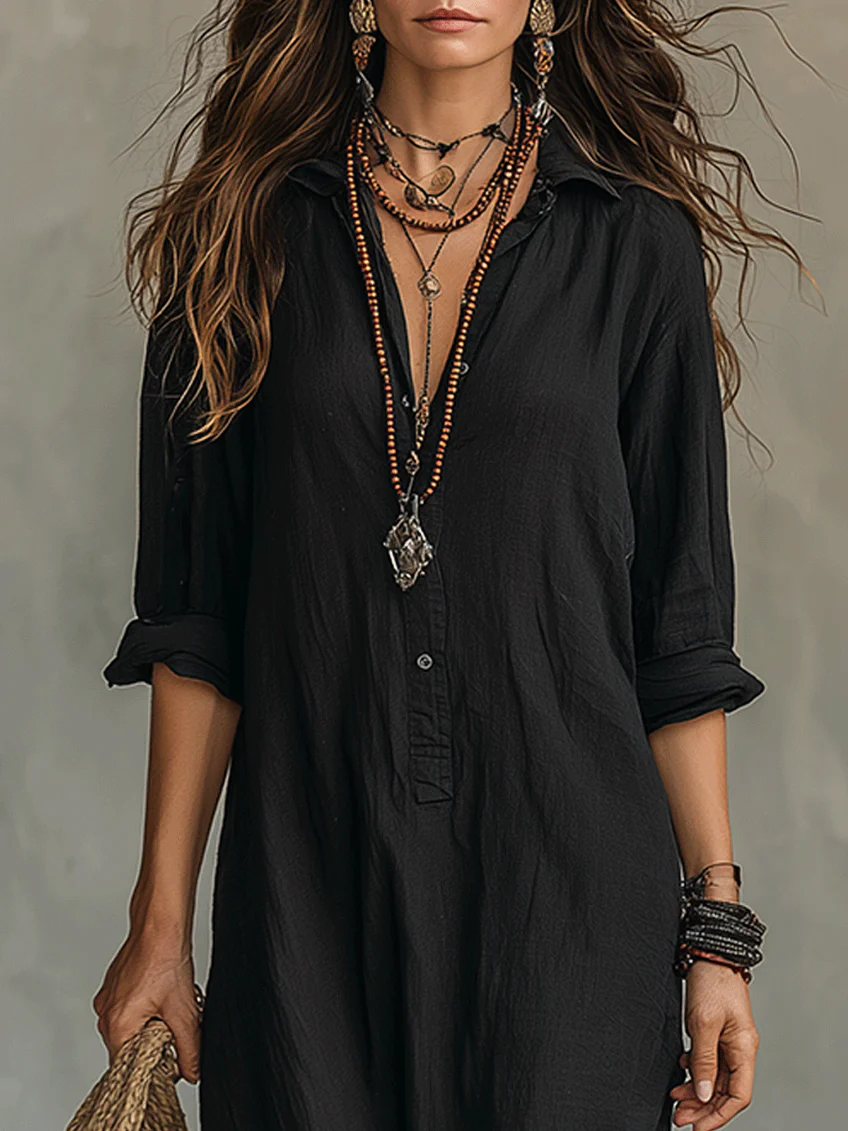 Camille – Robe maxi fluide signature