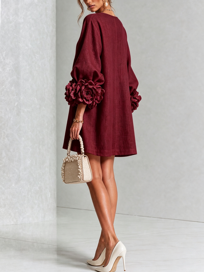 Élodie | Robe Florale Boutonnée