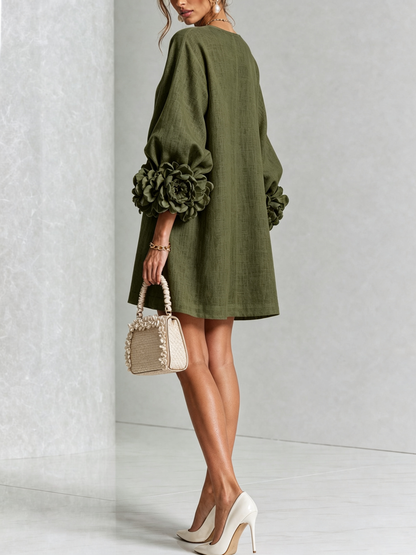 Élodie | Robe Florale Boutonnée