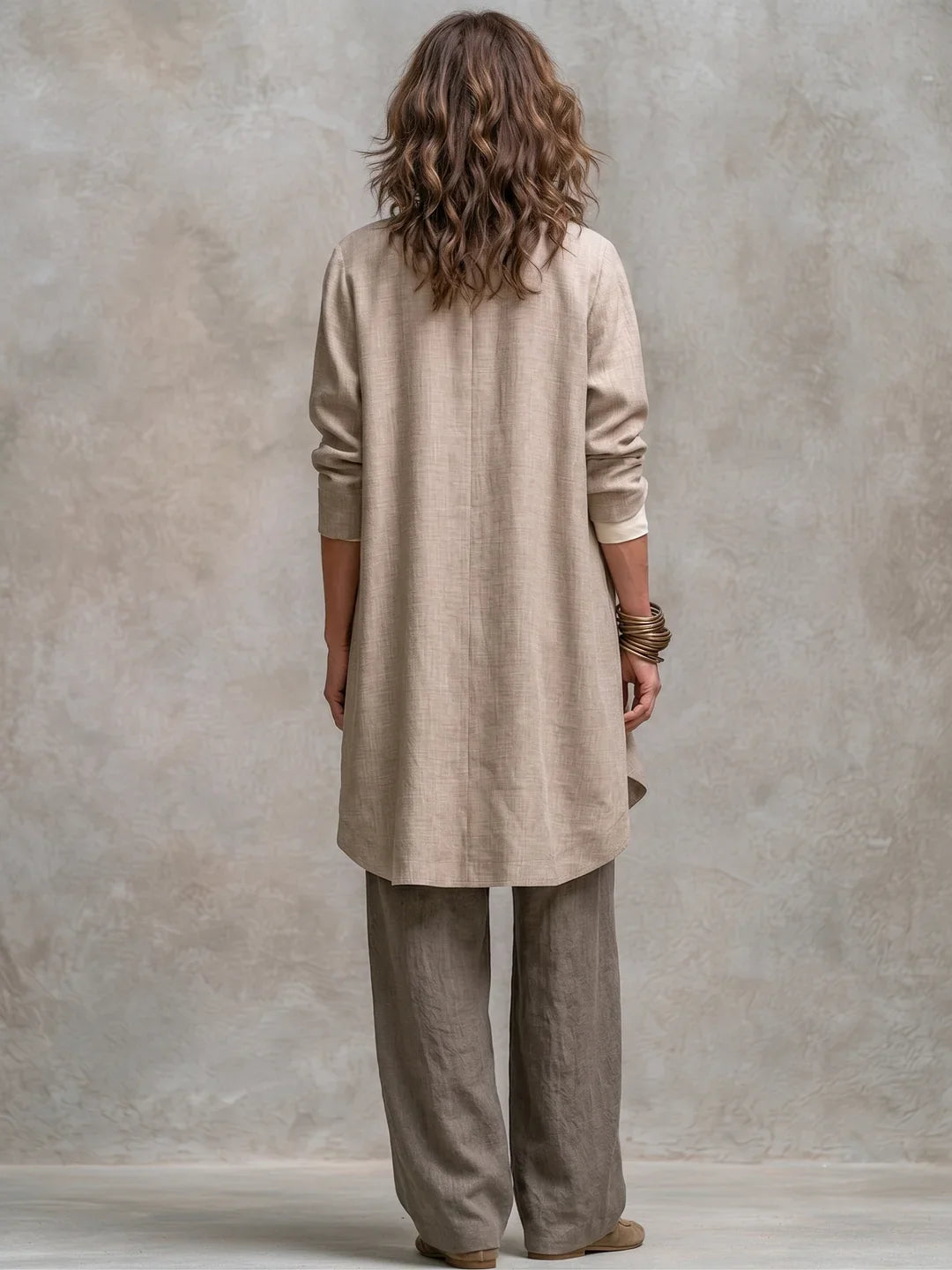 Ensemble Costanza de 3 Pièces avec Pantalon Palazzo