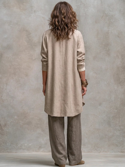 Ensemble Costanza de 3 Pièces avec Pantalon Palazzo
