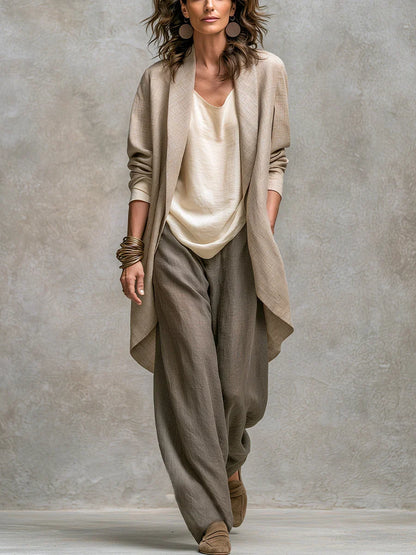 Ensemble Costanza de 3 Pièces avec Pantalon Palazzo