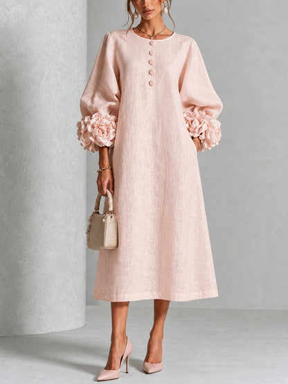 Liliana | Robe Midi à Fleurs