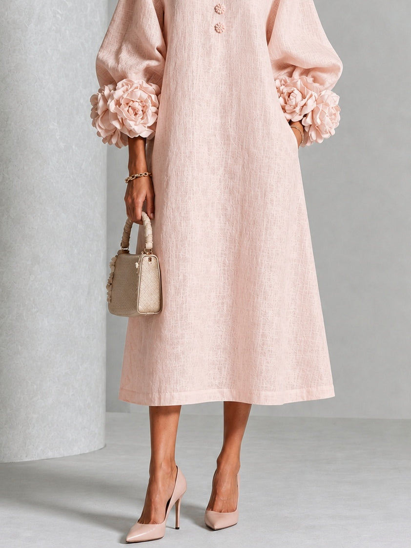 Liliana | Robe Midi à Fleurs