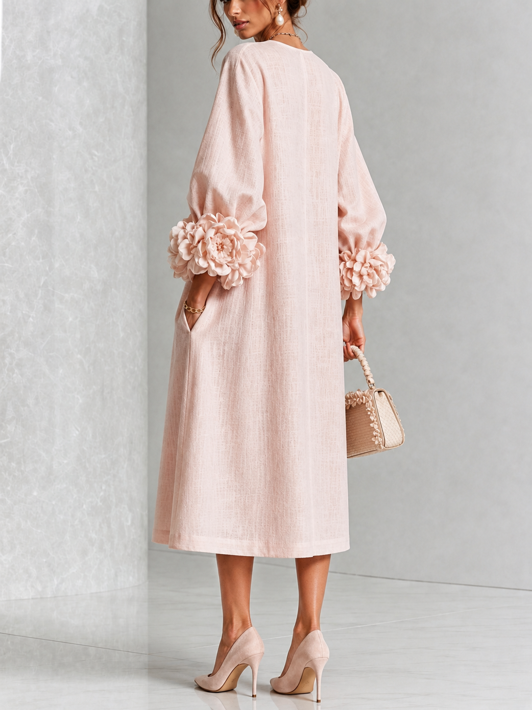 Liliana | Robe Midi à Fleurs