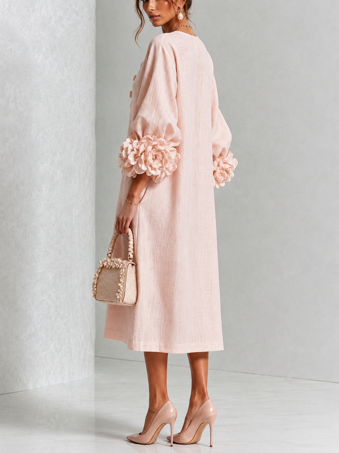 Liliana | Robe Midi à Fleurs