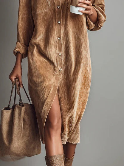 Estelle | Midi Velvet Dress