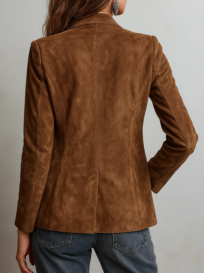 Cristina - Vintage Brown Blazer