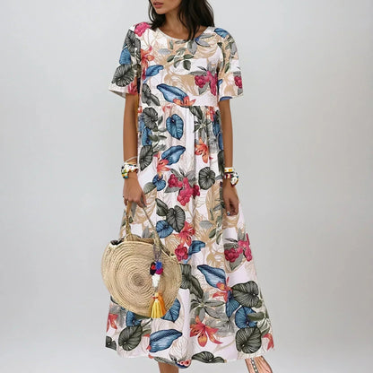 Aveline – Robe d’été fleurie