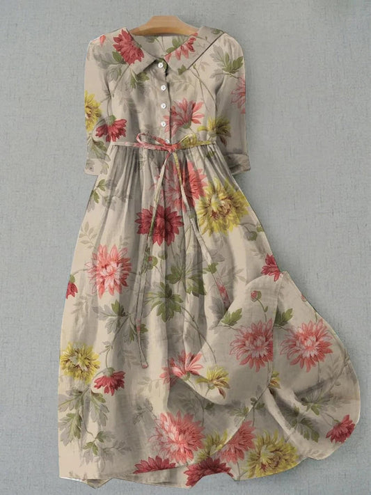 Zinnia – Robe évasée élégante