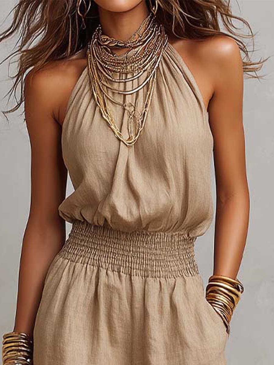Ainara | Combinaison à col halter