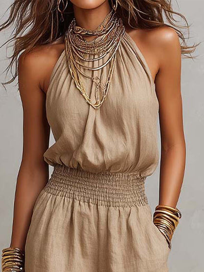 Ainara | Combinaison à col halter