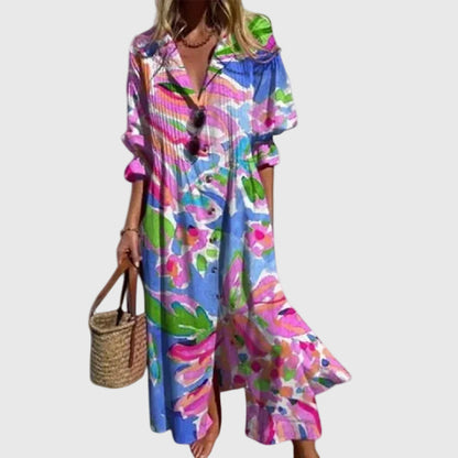 Zariah | Élégant robe longue de style bohème