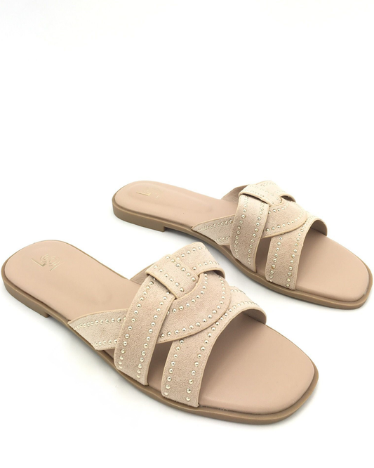Beige Amalfi Sandals