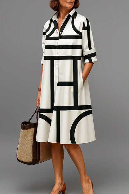 Sabrina - Élégante Robe Midi
