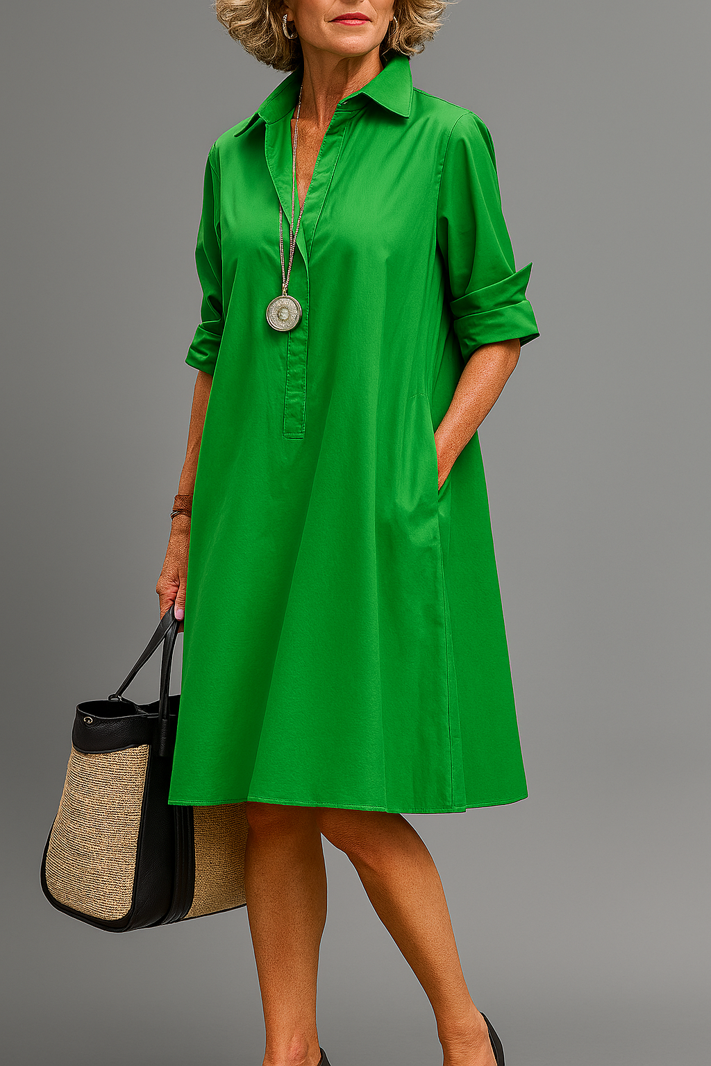 Riley | Robe midi élégante et raffinée