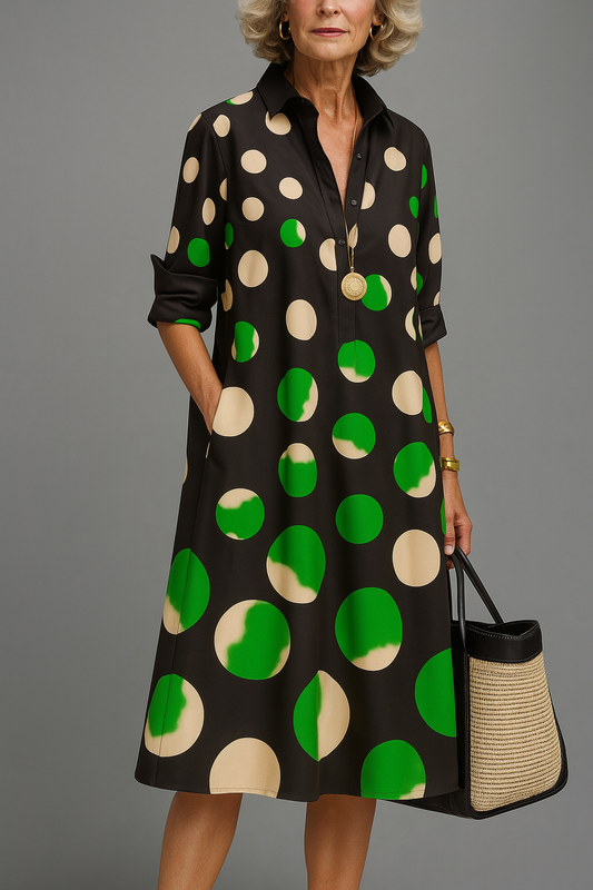 Naomi | Robe midi élégante et raffinée