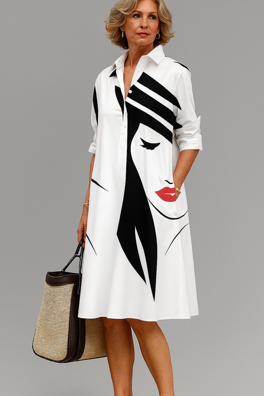 Bella | Robe midi élégante et raffinée