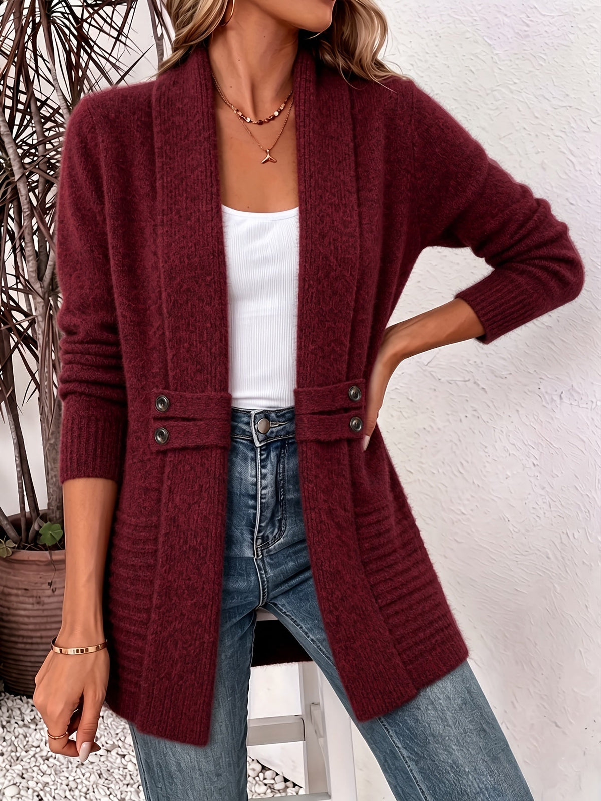 Elaya | Élégant Manteau Femme