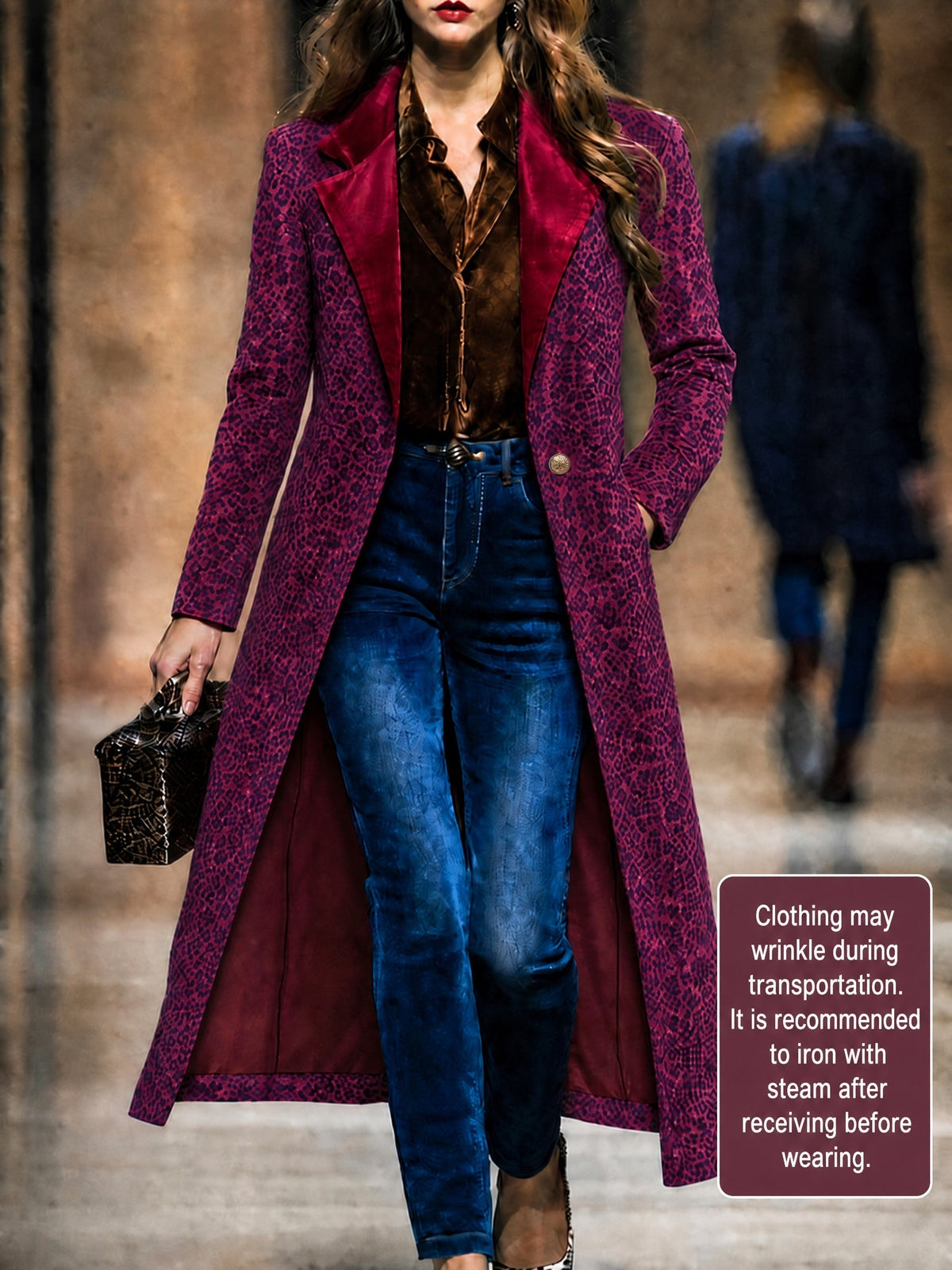 Lavinia | Manteau long texturé