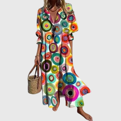 Zariah | Élégant robe longue de style bohème