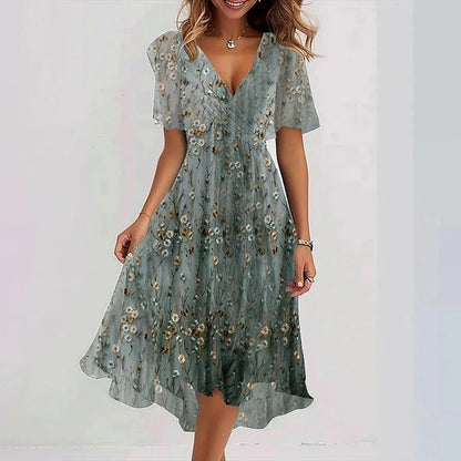 LYDIE | ROBE ÉLÉGANTE RAYONNANTE POUR FEMMES