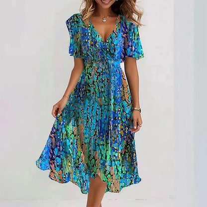 LYDIE | ROBE ÉLÉGANTE RAYONNANTE POUR FEMMES