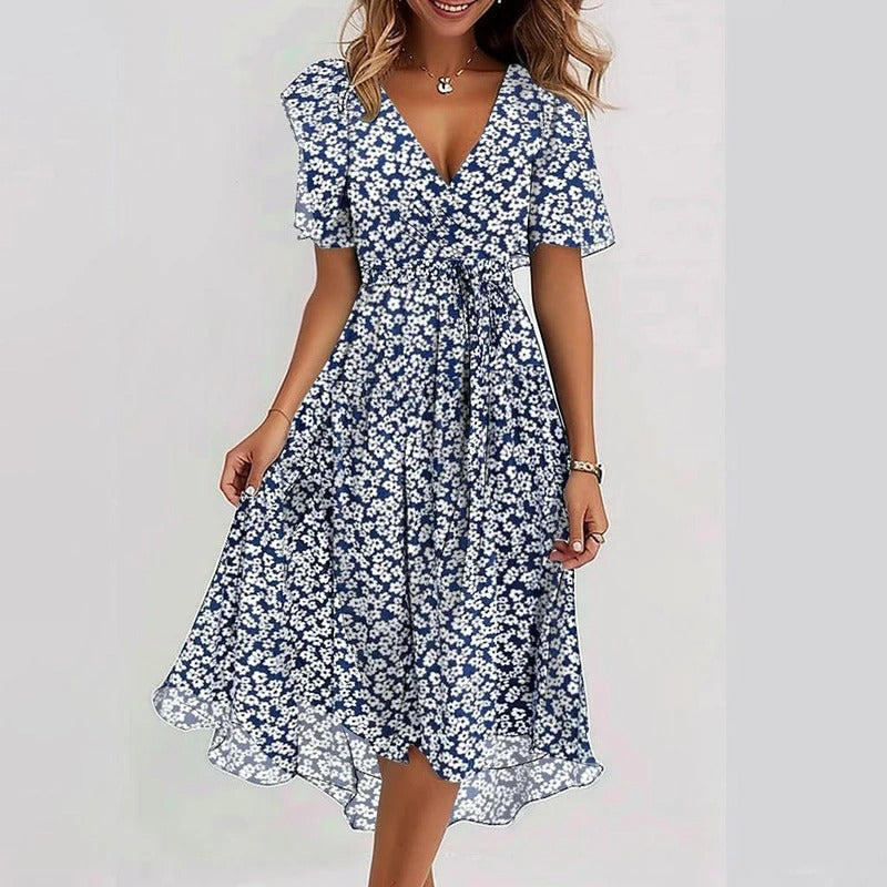 LYDIE | ROBE ÉLÉGANTE RAYONNANTE POUR FEMMES