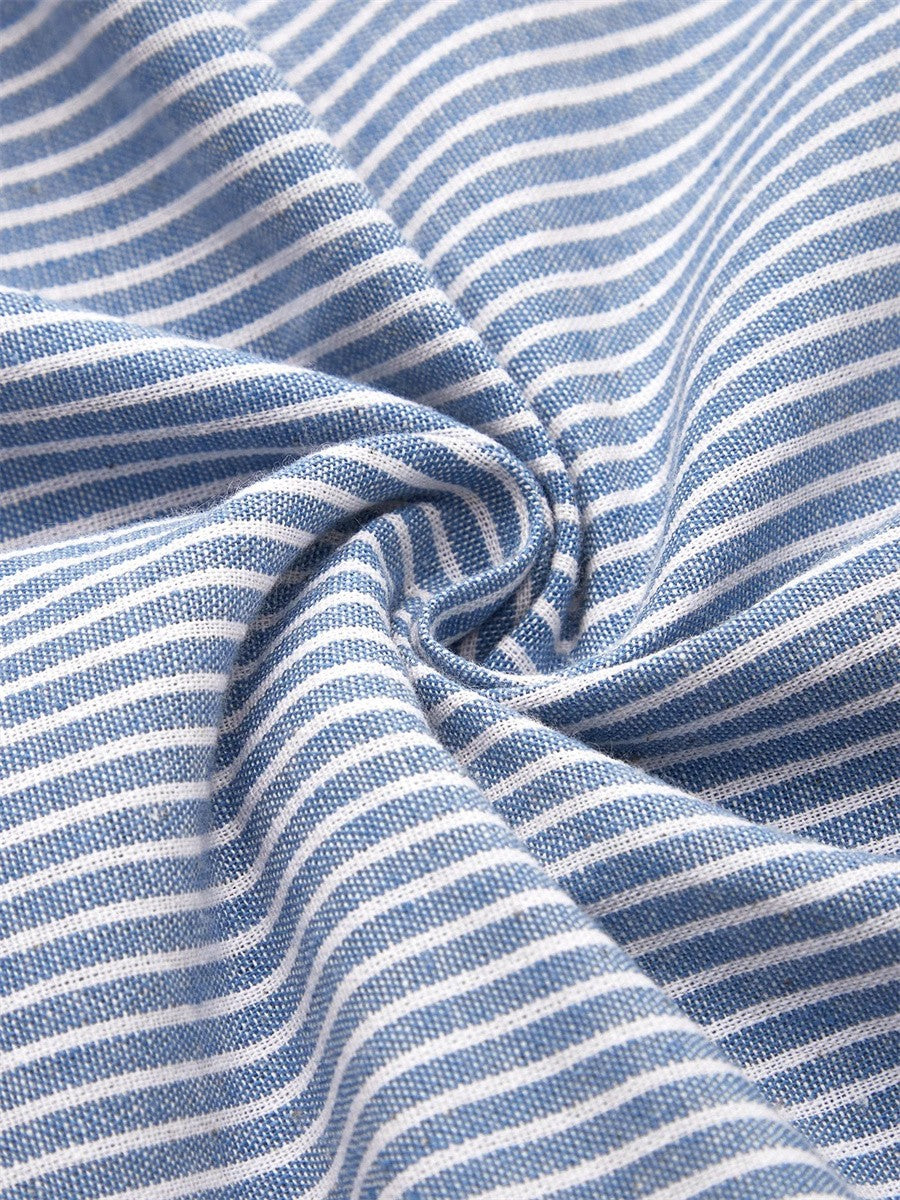 Julia | Robe midi rayée