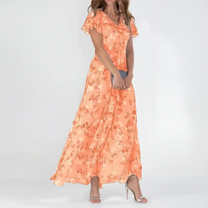 Audrey – Robe élégante fluide effet ventre plat