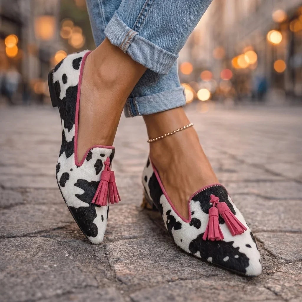 Ondina Ballerinas with Pom Poms