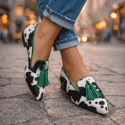Ondina Ballerinas with Pom Poms