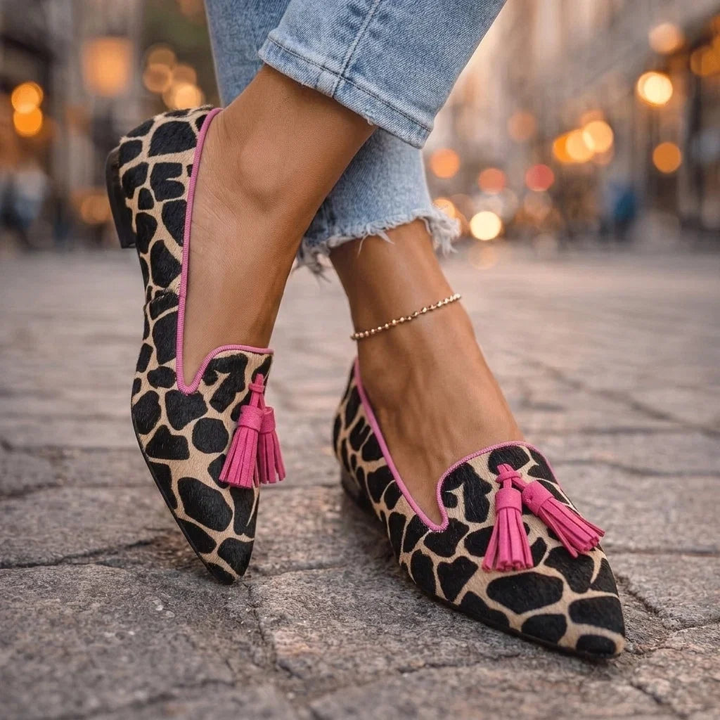 Ondina Ballerinas with Pom Poms