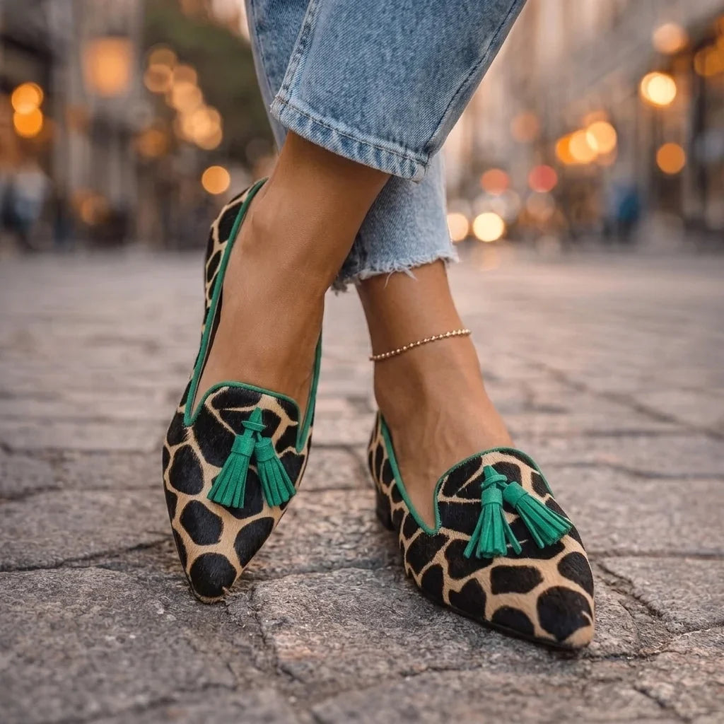 Ondina Ballerinas with Pom Poms