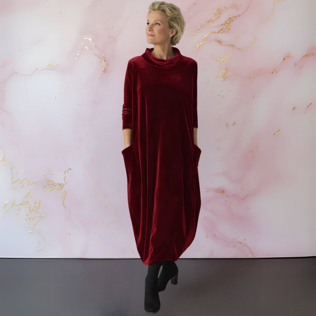Elena | Velvet Maxi Dress