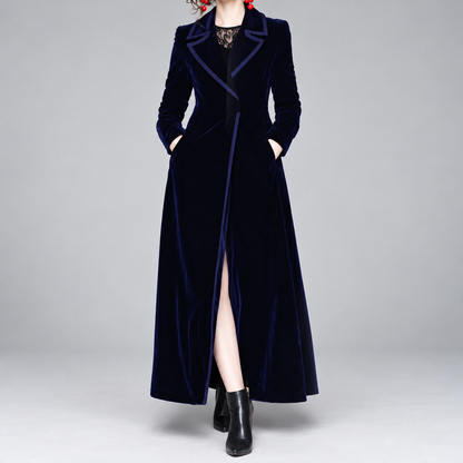 Seraphina | Manteau long en velours