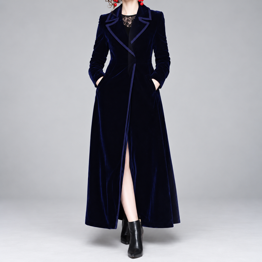 Seraphina | Manteau long en velours