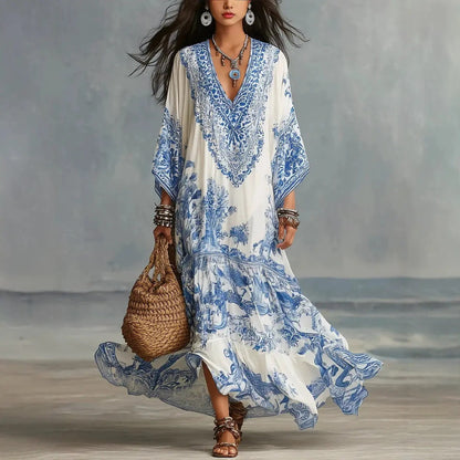 Robe Maxi Éthique Alba - Élégance Durable