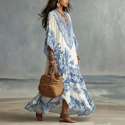 Robe Maxi Éthique Alba - Élégance Durable
