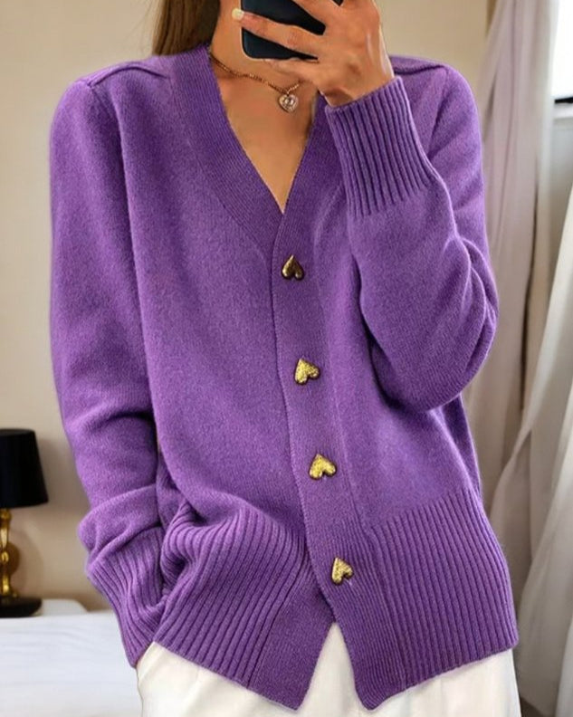 Michaela | Cardigan à Col V