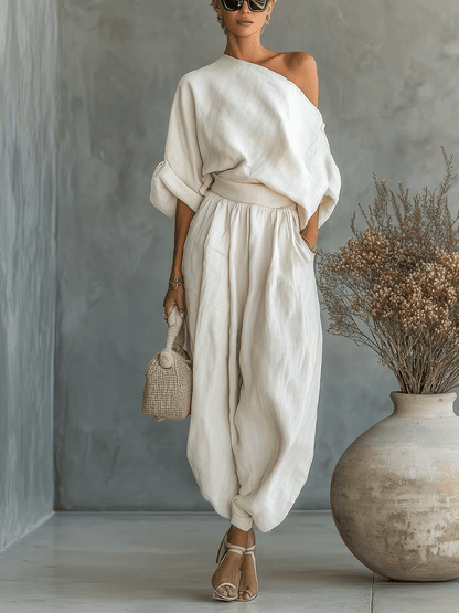 Mila™ | Ensemble 2 pièces encolure bardot