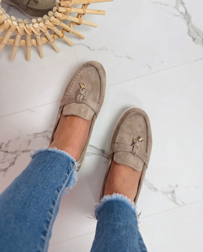 Kaki Milan Moccasins