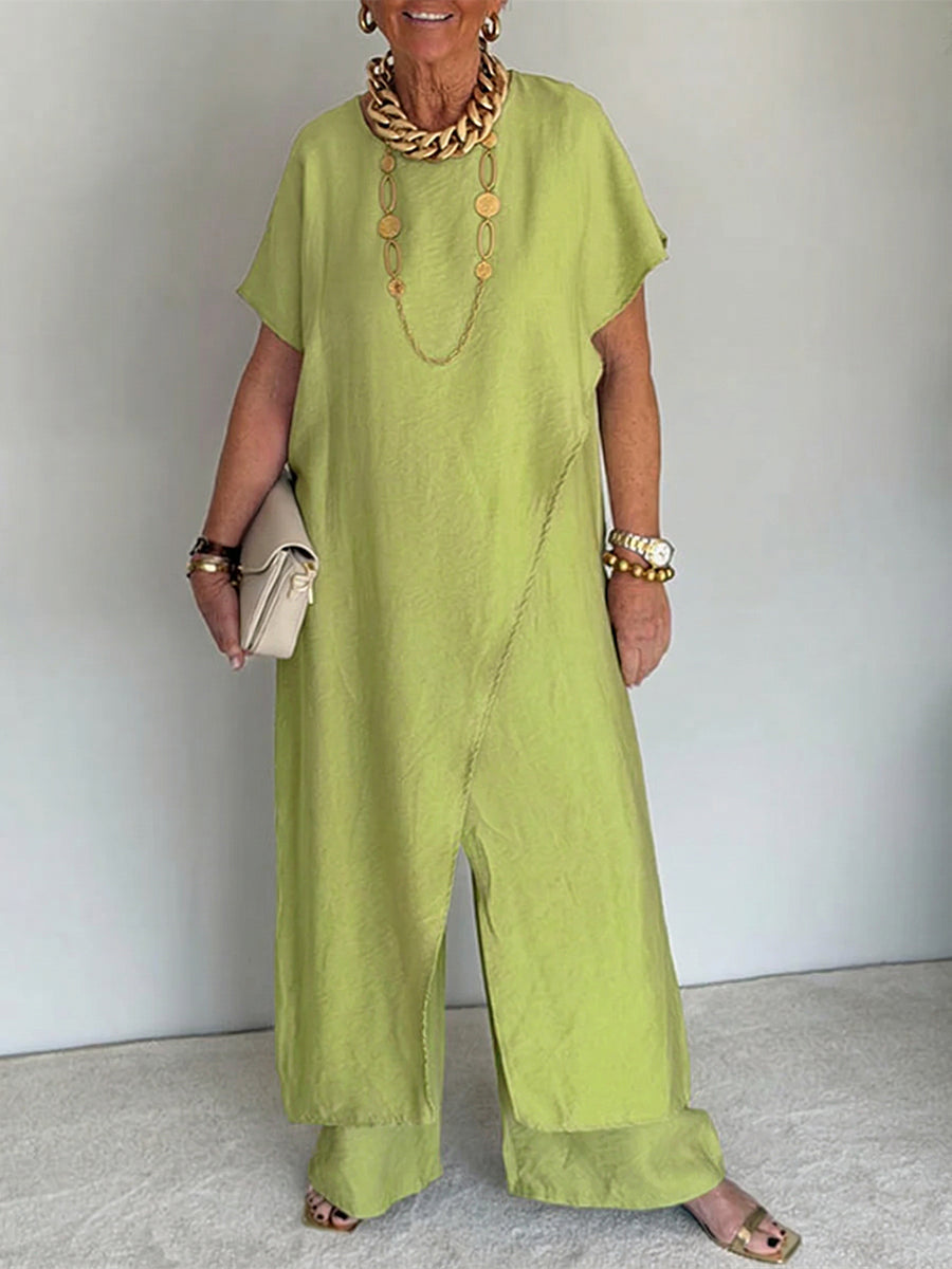 Solène | Ensemble Ample Asymétrique Confort Élégant