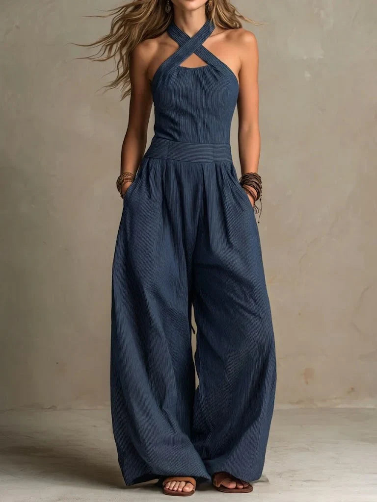 Robe Mono Élégante Mariela à Décolleté Croisé